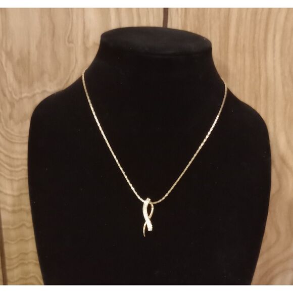 Annaleece 22K GP Swarski Crystal "Enthralled" Pendant 18-20" Chain Necklace - Picture 1 of 6